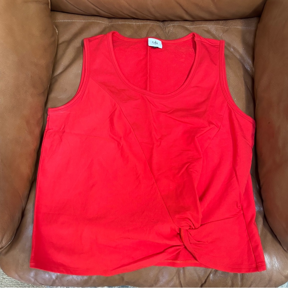 Cabi 5757 Knotty Tank Red Medium